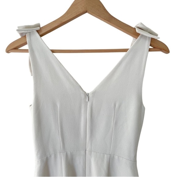 Zimmermann Espionage Sleeveless Bow Dress in Pearl - Picture 8 of 10